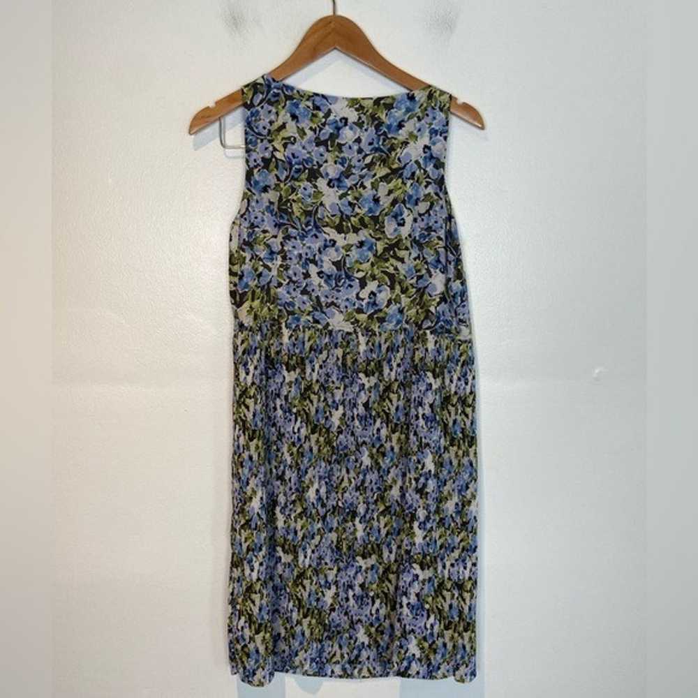 I. Jill Floral Pleated Midi Dress Size Small Slee… - image 4