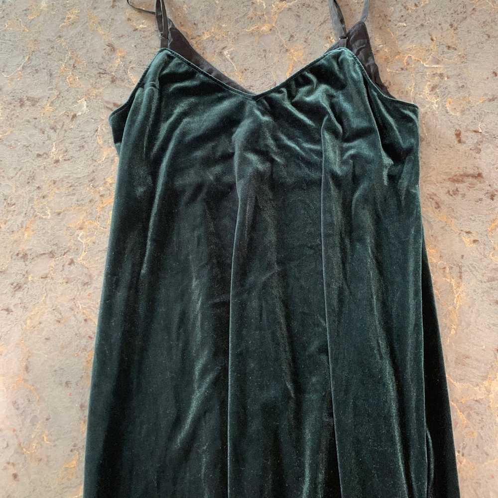 Sanctuary Women's Green Velvet Sydney Slip Dress … - image 4