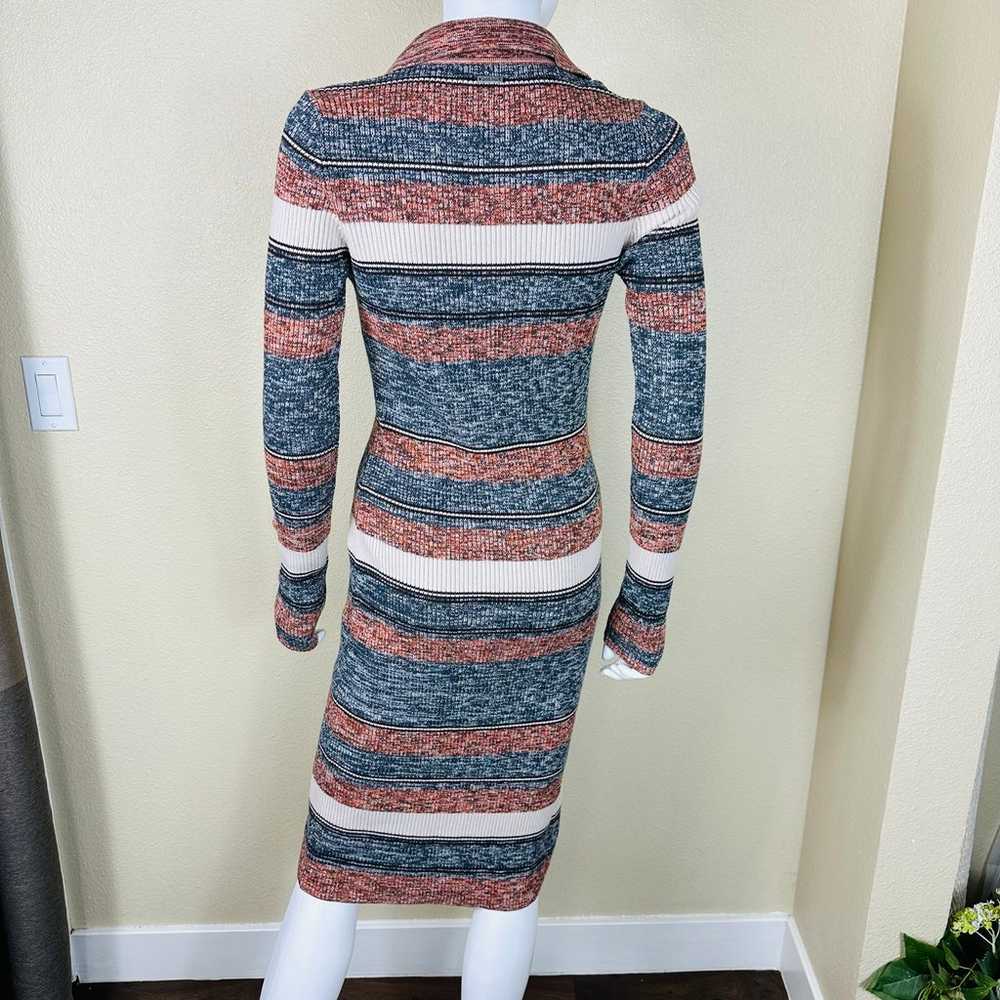 Prana Dress Small Knit Acadia Sweater Striped Lon… - image 6