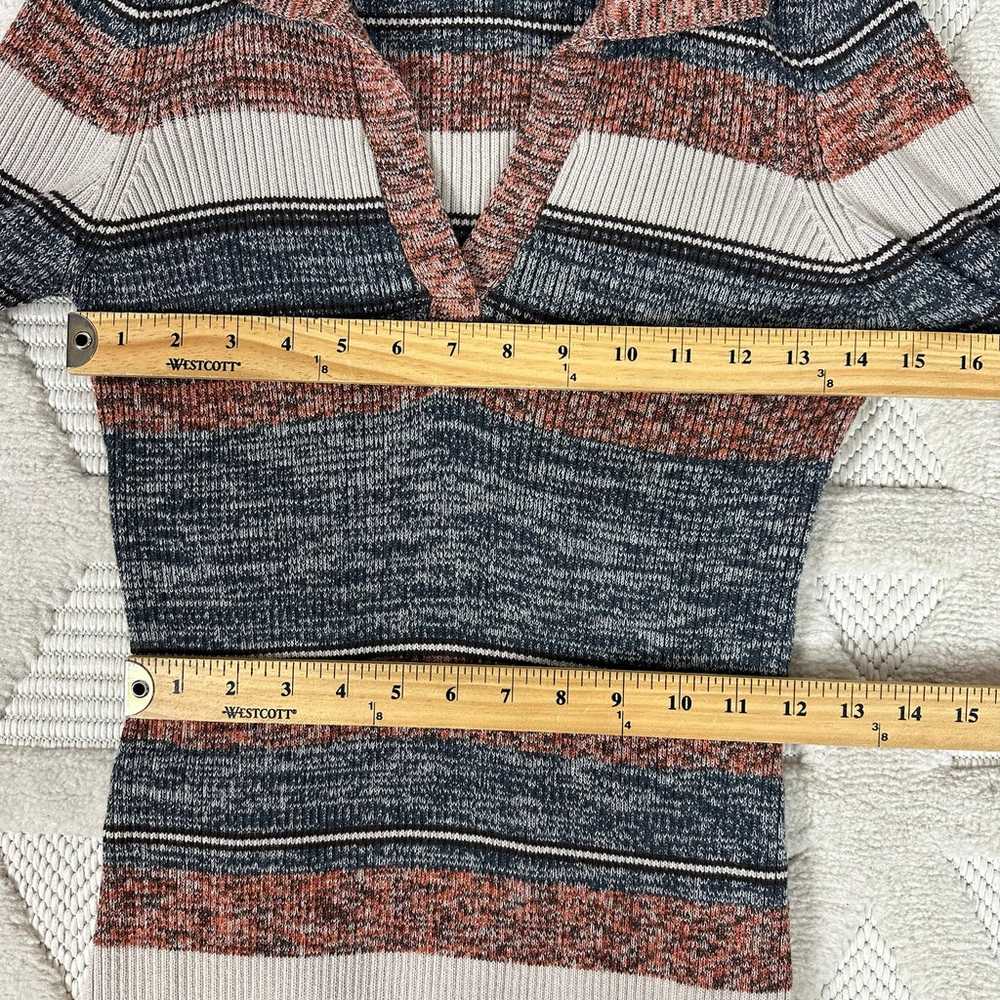Prana Dress Small Knit Acadia Sweater Striped Lon… - image 8