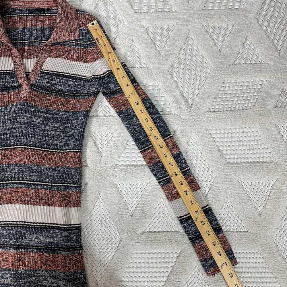 Prana Dress Small Knit Acadia Sweater Striped Lon… - image 9