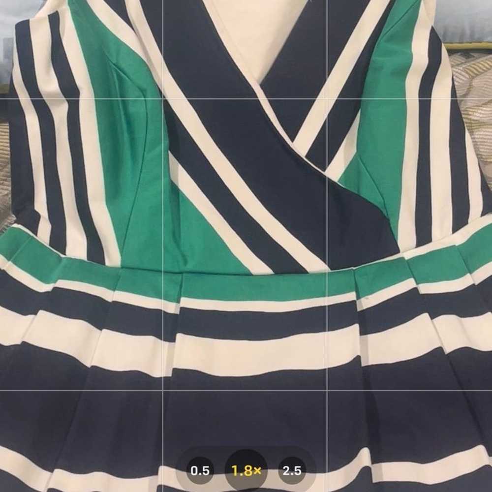 RALPH LAUREN stripe pleated dress size 6P - image 3