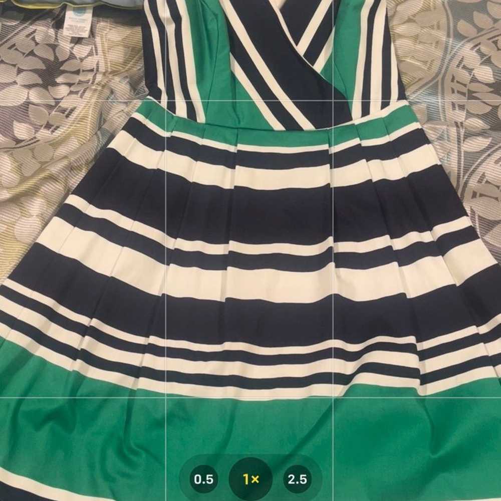 RALPH LAUREN stripe pleated dress size 6P - image 4