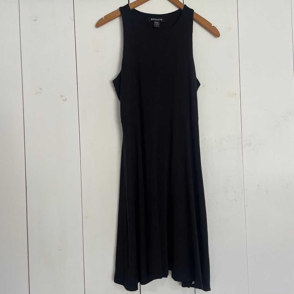 ATHLETA Santorini Thera Tank Dress Black Small - image 1