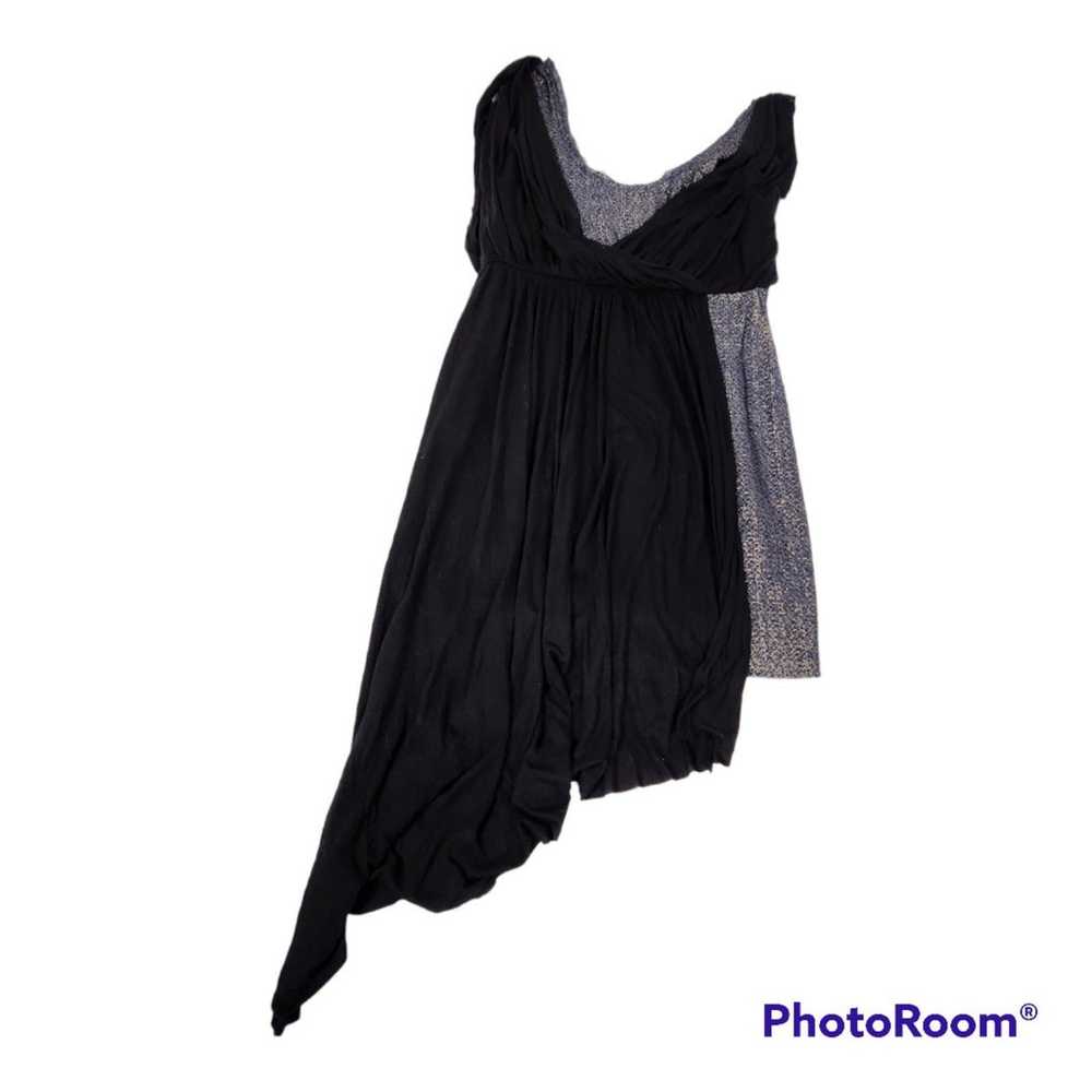 Free People Eleanor Grecian Metallic Mini Dress S… - image 7