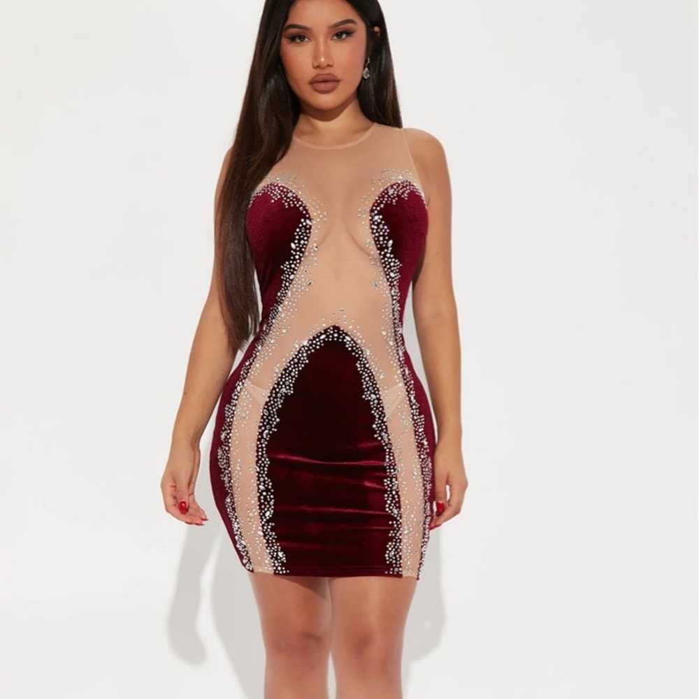 Mini Velvet Dress - image 1