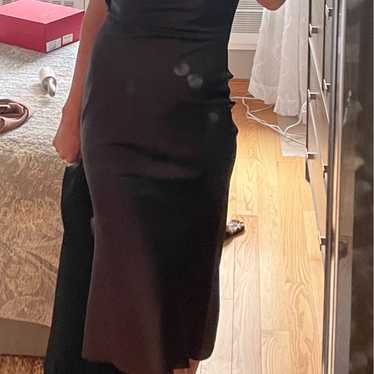 Meshki Satin Cowl Neck Dress - image 1