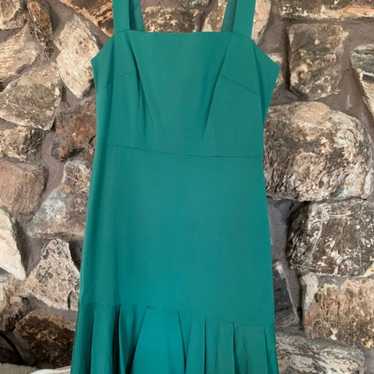Jcrew green party dress size 4