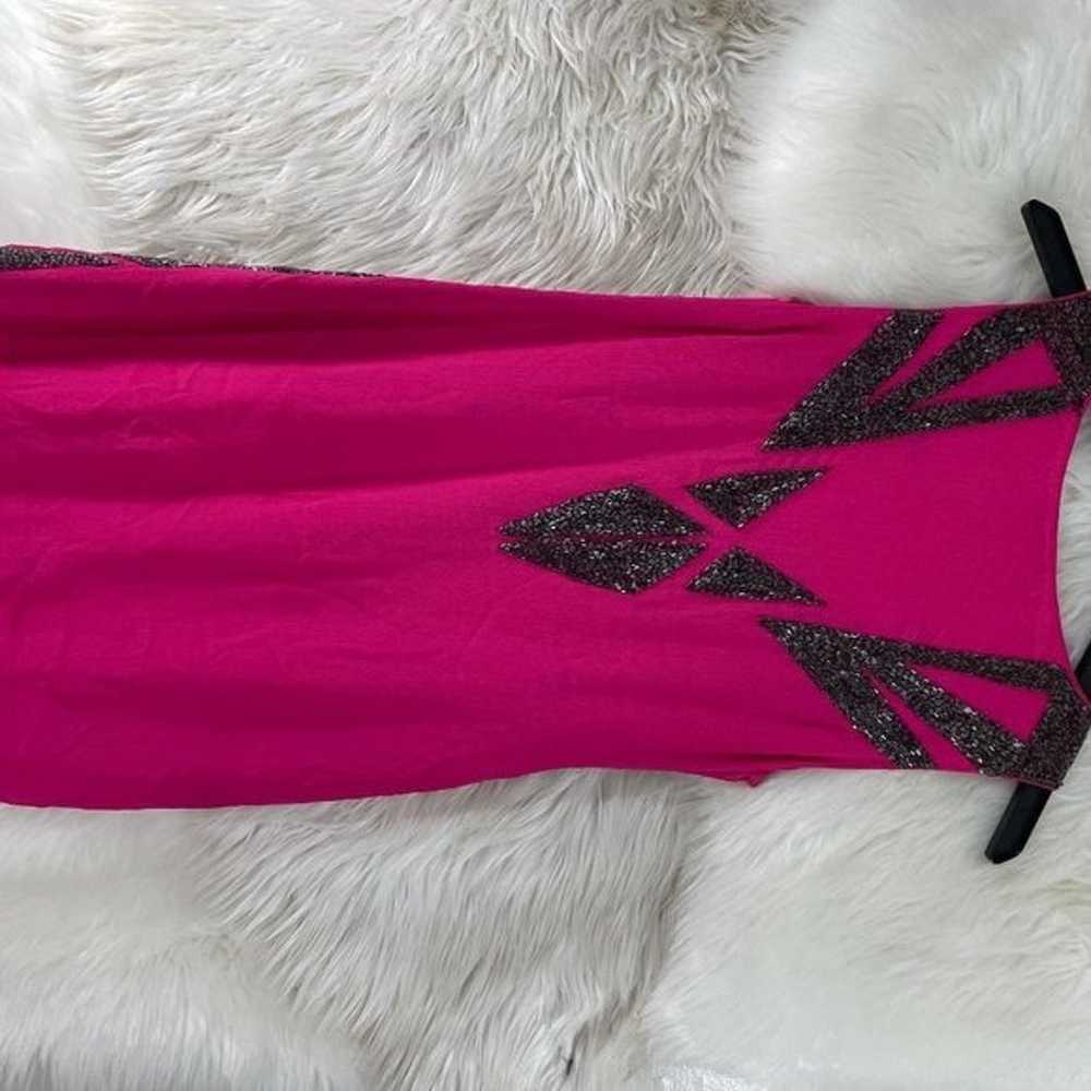 Yoana Baraschi Anthropologie Beaded Dress Size 4 - image 5