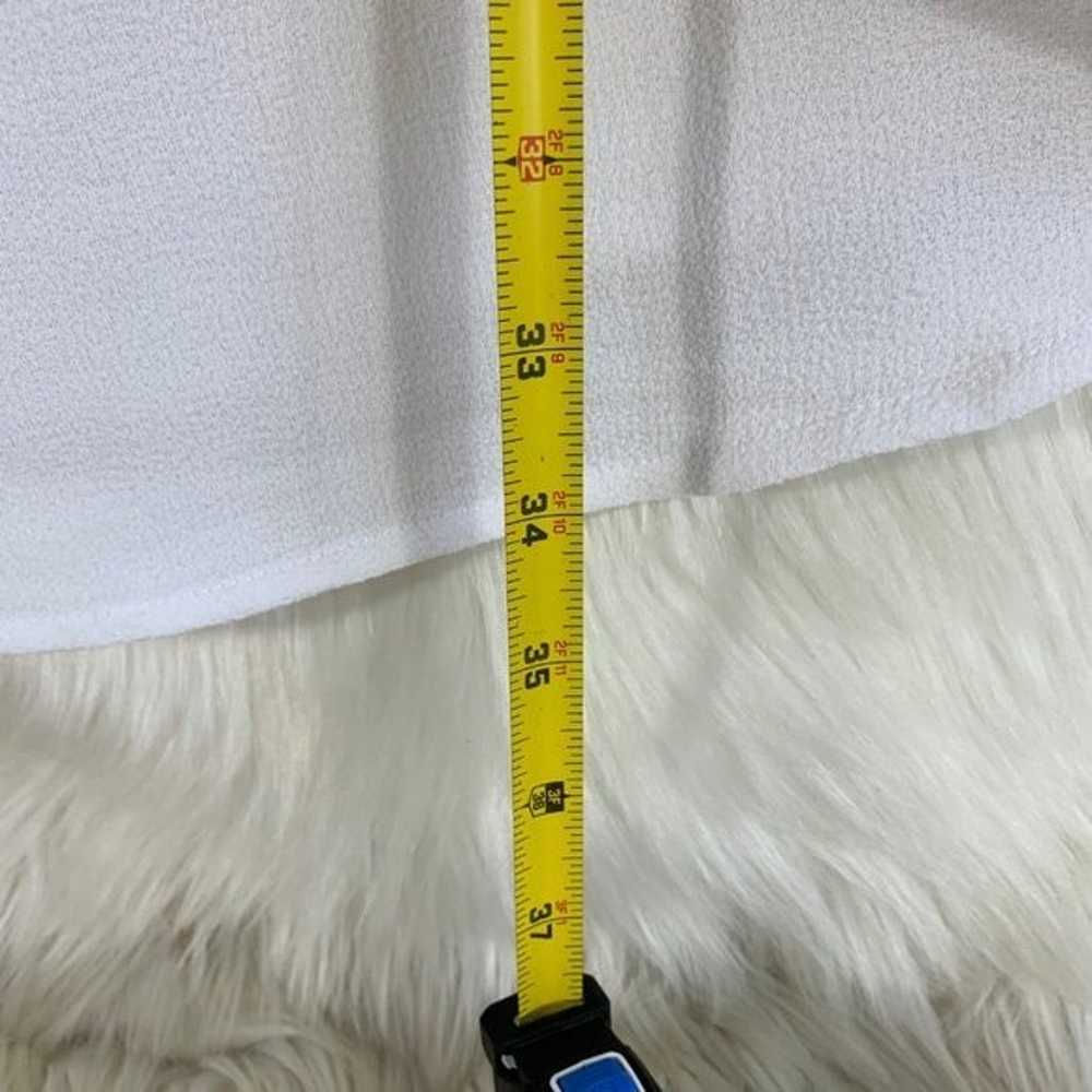 BB Dakota White Tunic Dress Size Small V - image 4