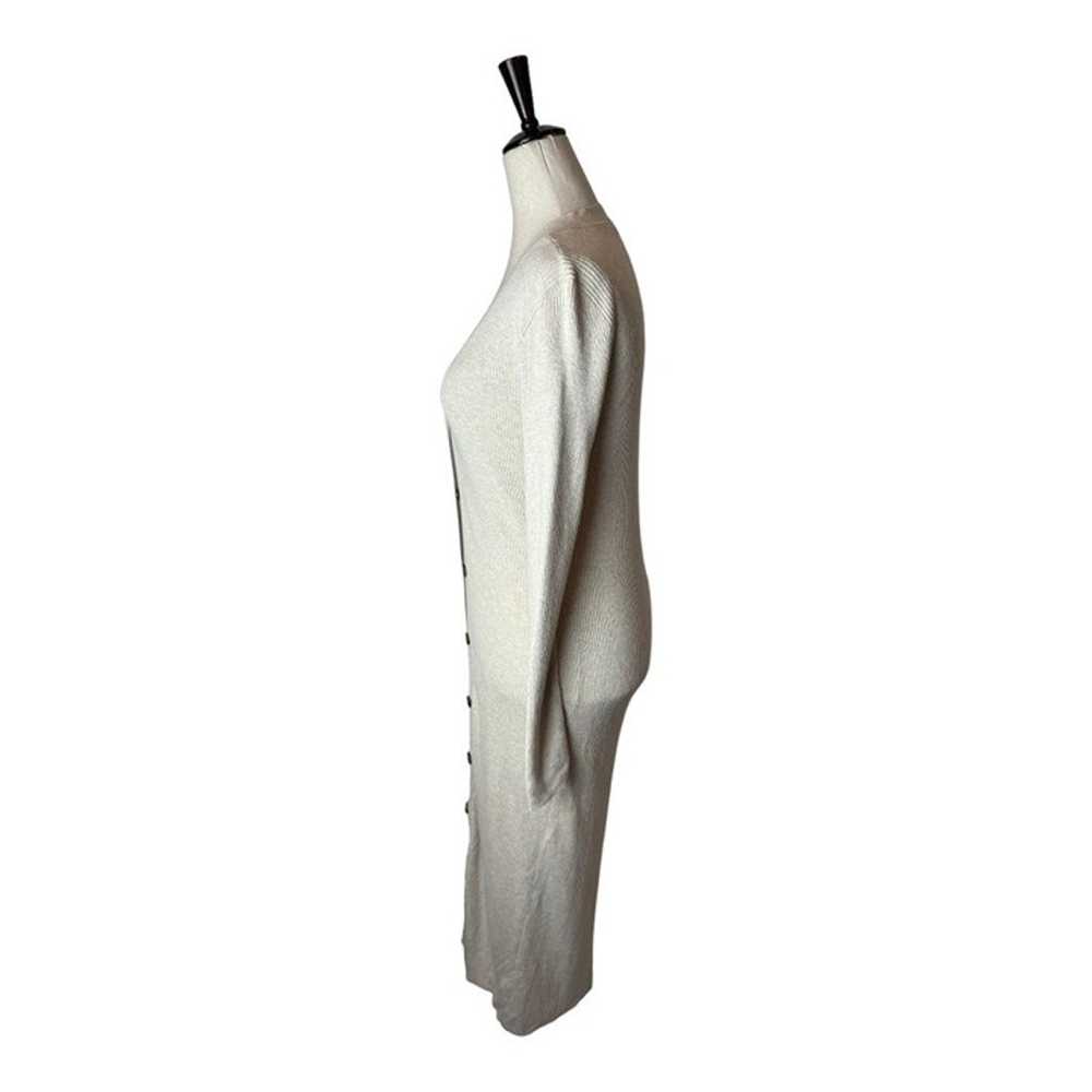 Sanctuary Ivory Tan Long Line Button Front Cardig… - image 8
