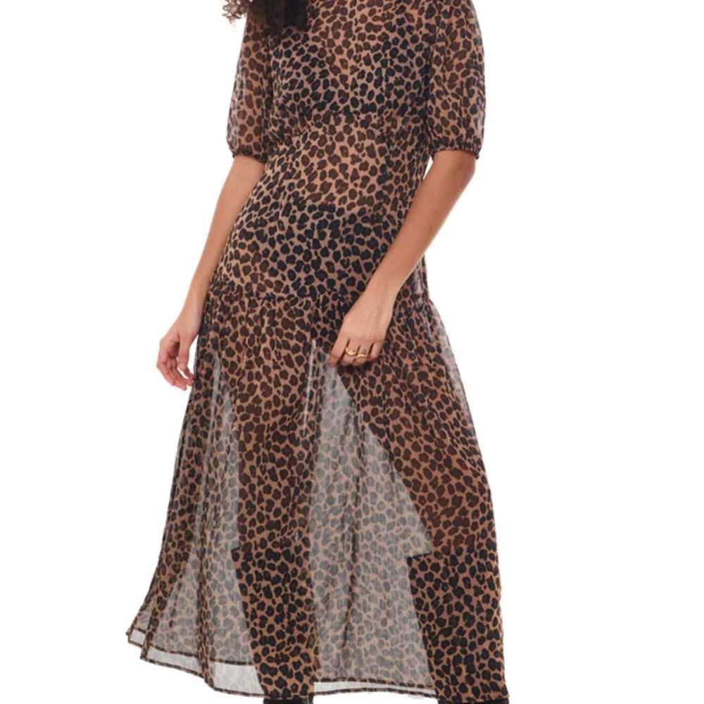 Never Fully Dressed Leopard sheer dress - image 2
