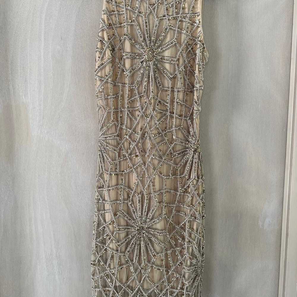 Full Beaded Badgley Mischka Dress - image 1