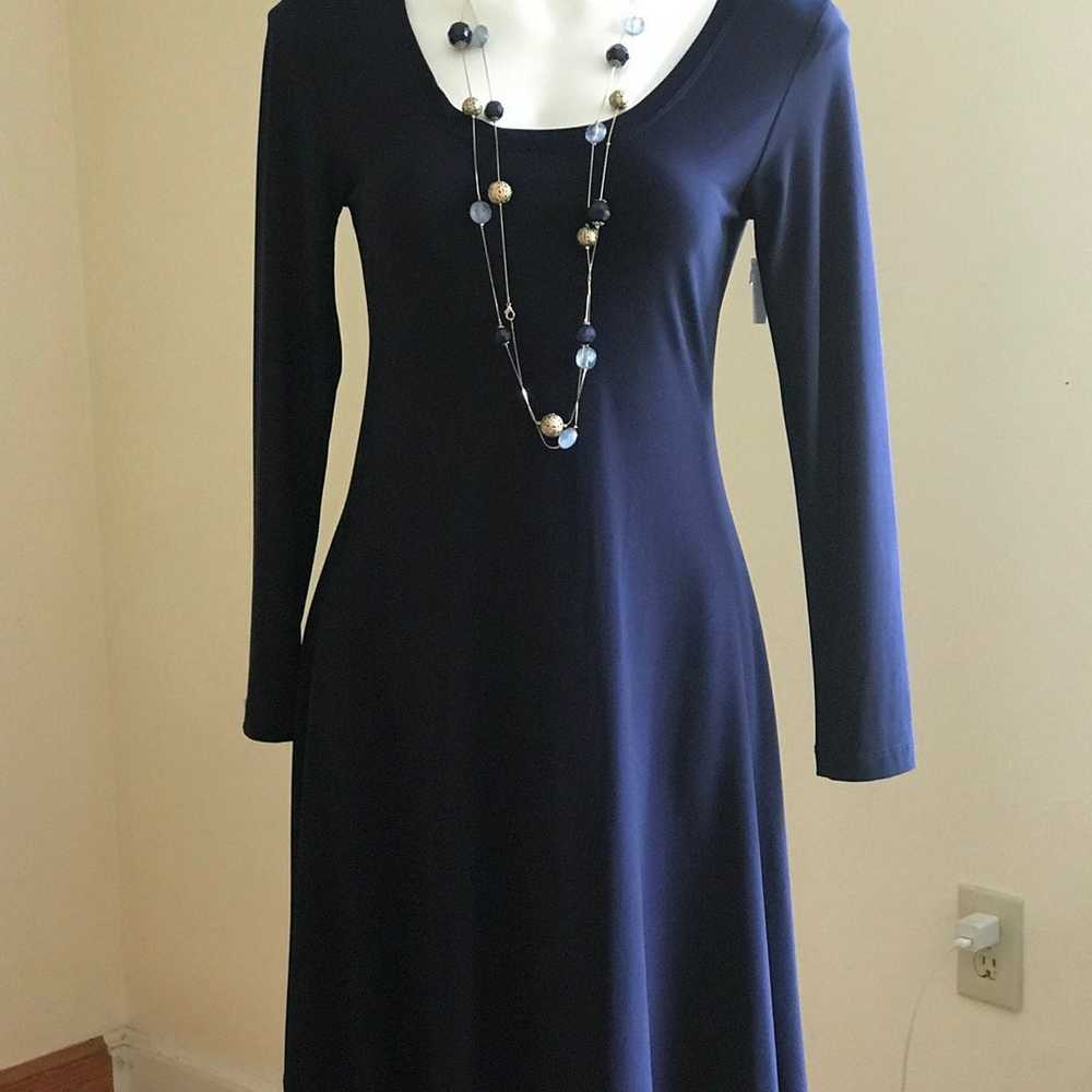 Last Tango TRUE NAVY BLUE Double V SWING TUNIC St… - image 1