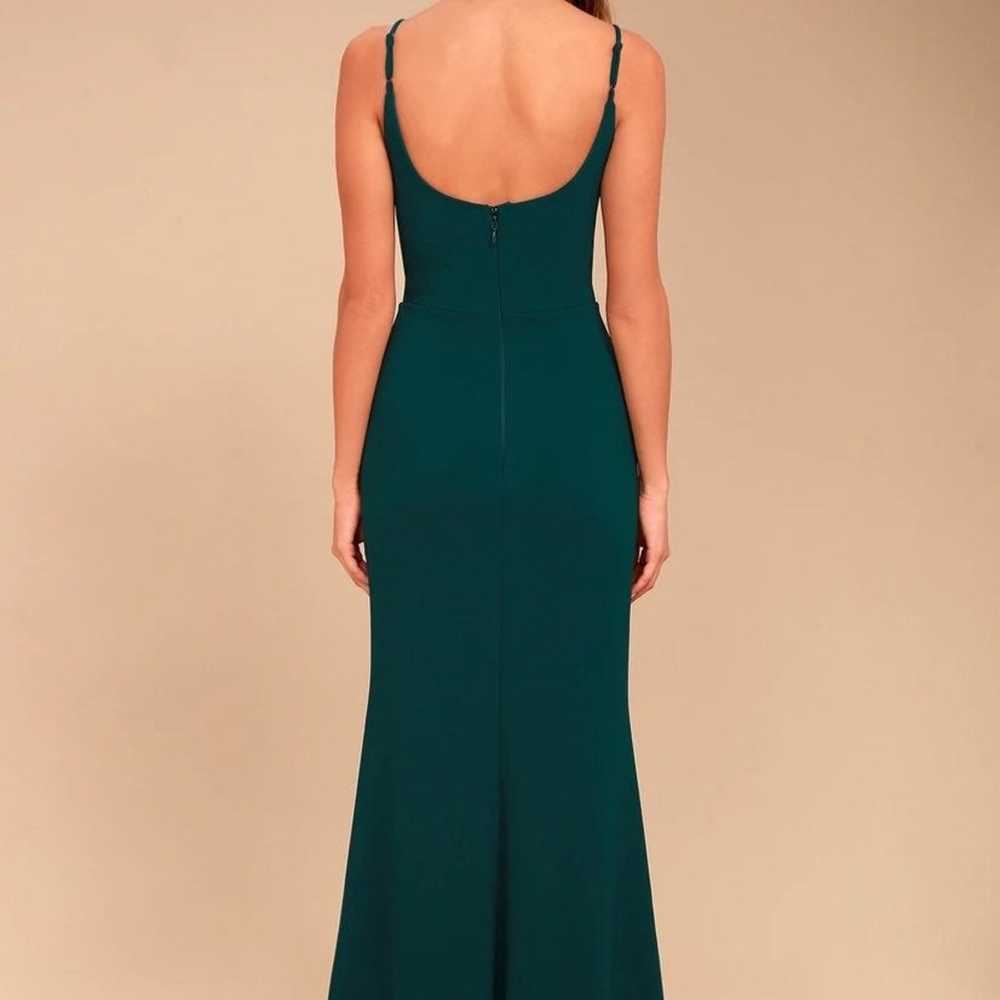 Lulus Pine Green Maxi Dress - image 2