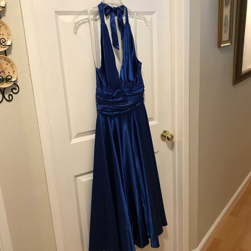 Midi Royal Blue Dress - image 1