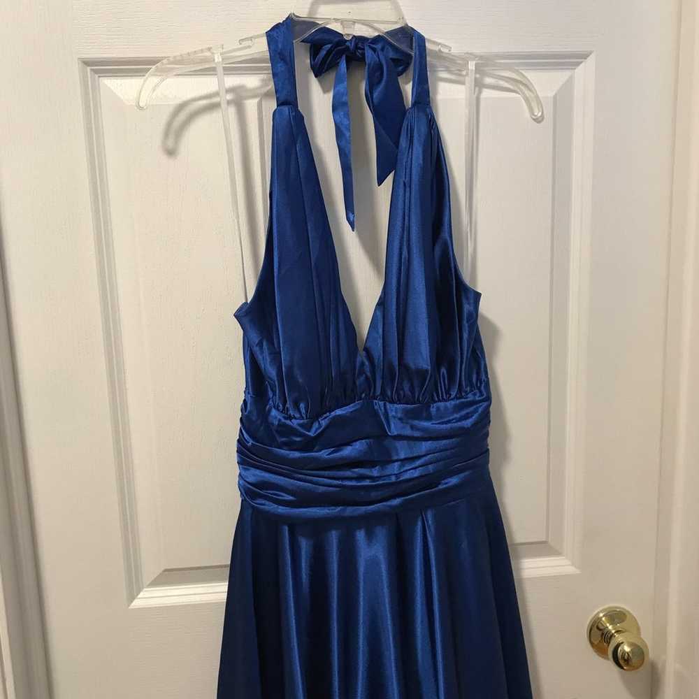 Midi Royal Blue Dress - image 2