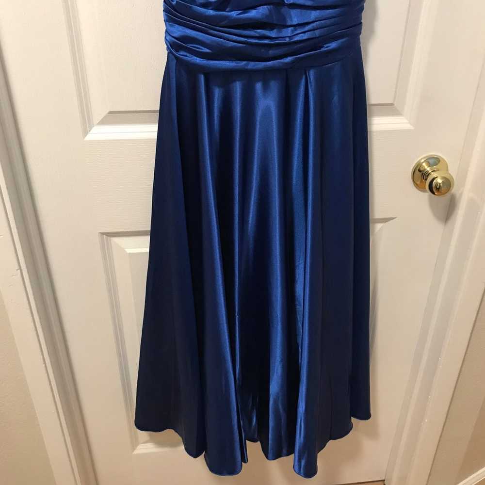 Midi Royal Blue Dress - image 3