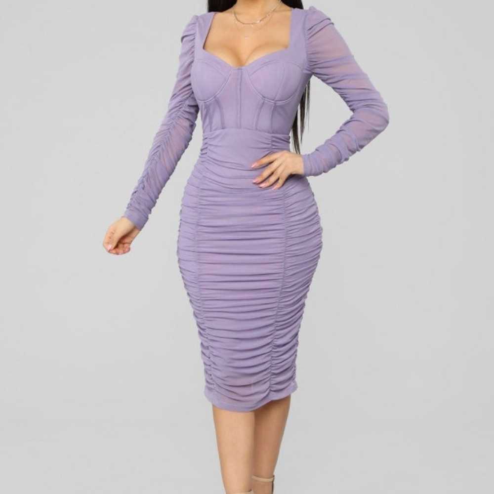 Lavender Midi Dress - image 1