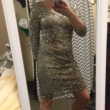 Silver Sequence Dress