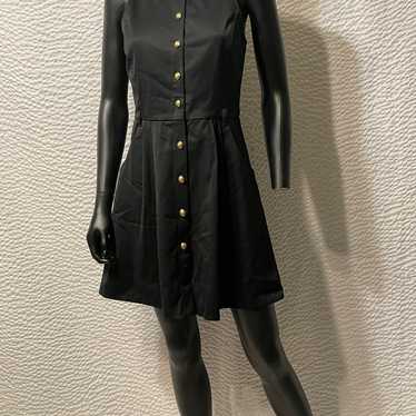 Armani exchange black button dress