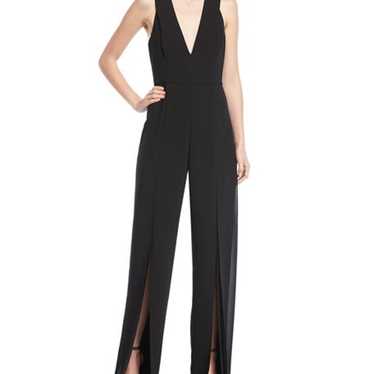 Halston Heritage Black Jumpsuit Jumper Romper Siz… - image 1