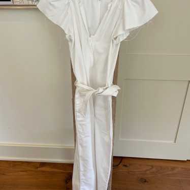 Zara white jumpsuit