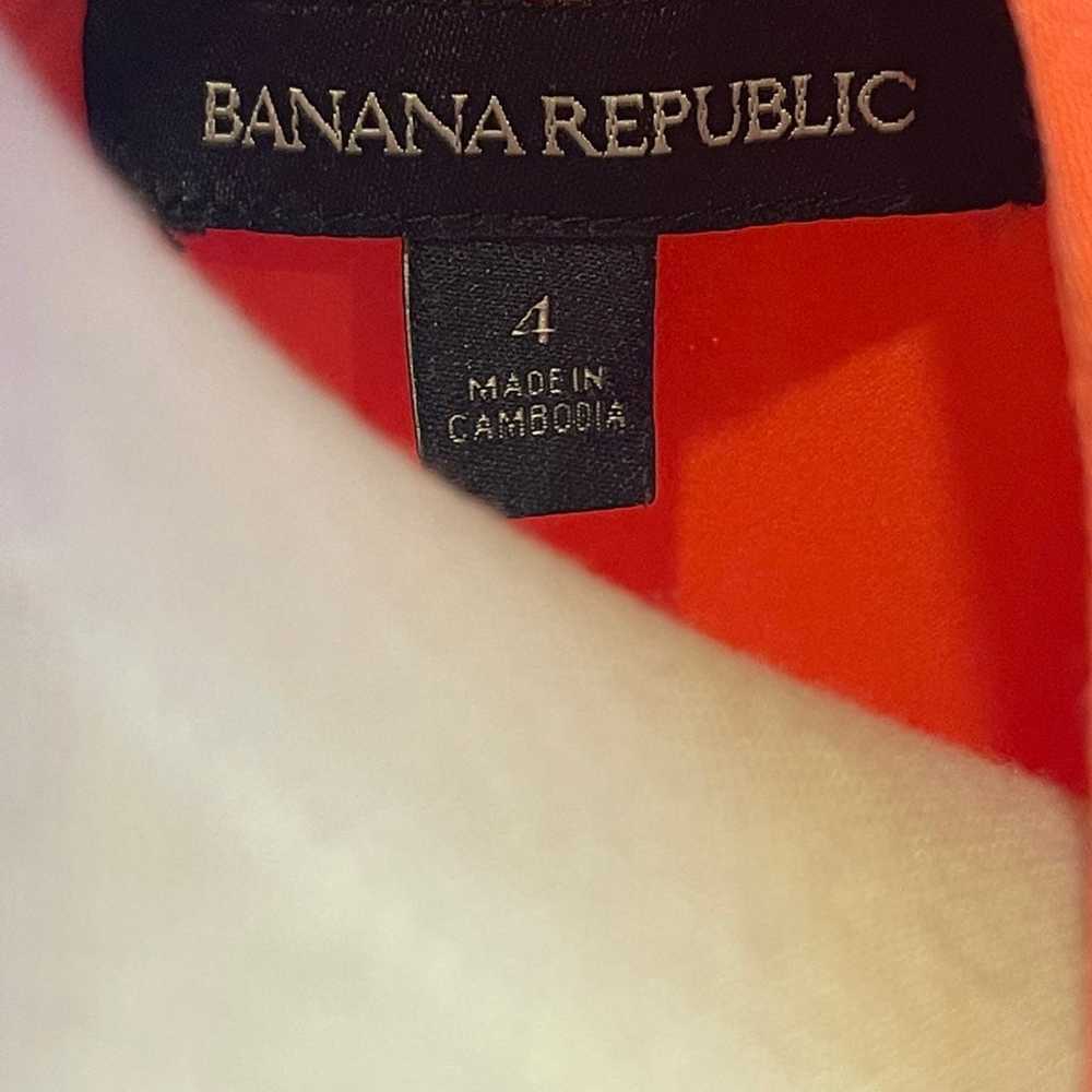 (NEW) Banana Republic Coral Dress (size 4) - image 3