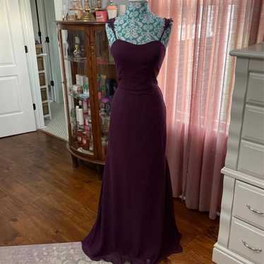 mori lee eggplant bridesmaids - Gem