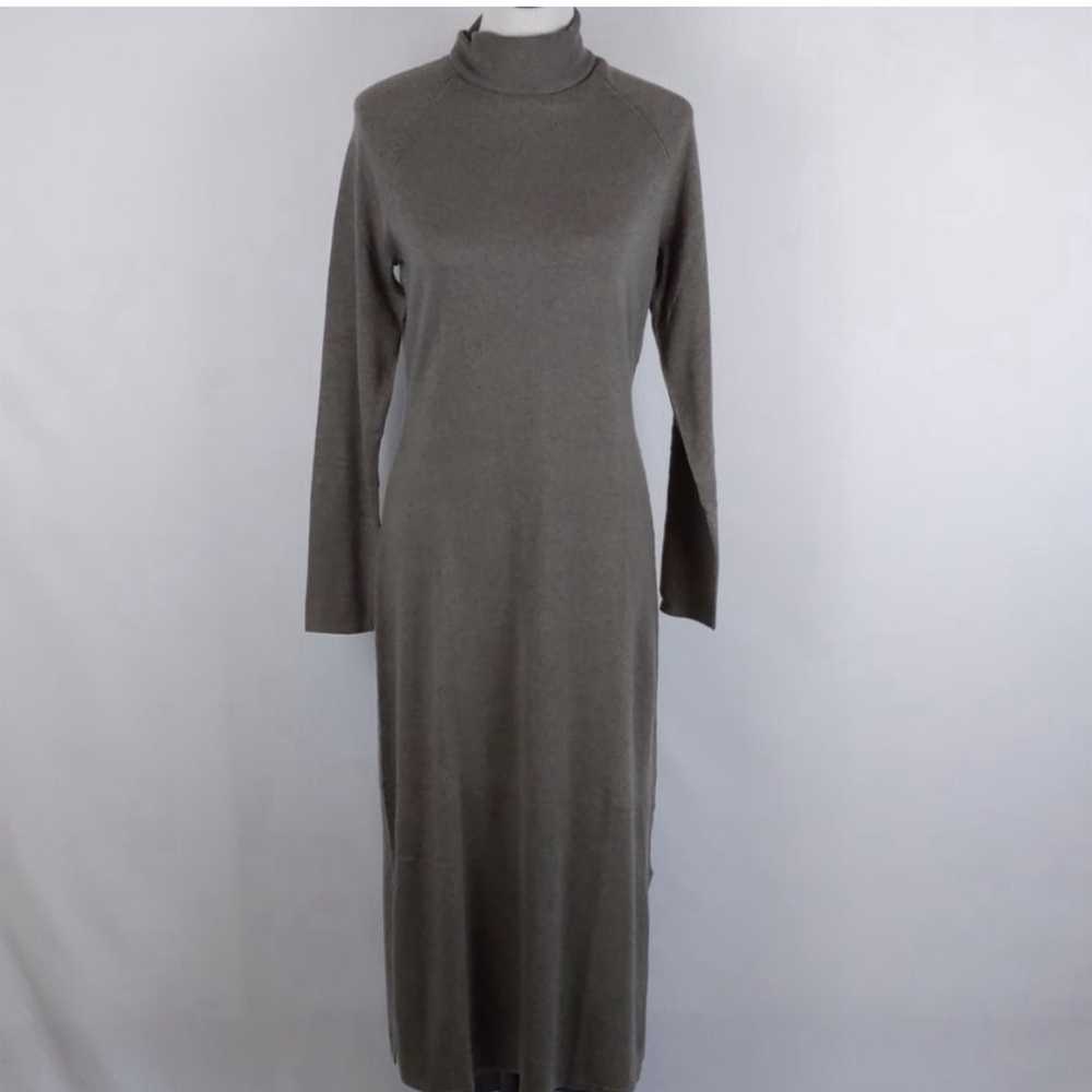 H by Halston Cashmere Silk Midi Sweater Dress - image 3