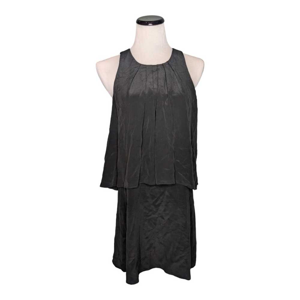 Joie 100% silk black sleeveless lightweight lined… - image 2