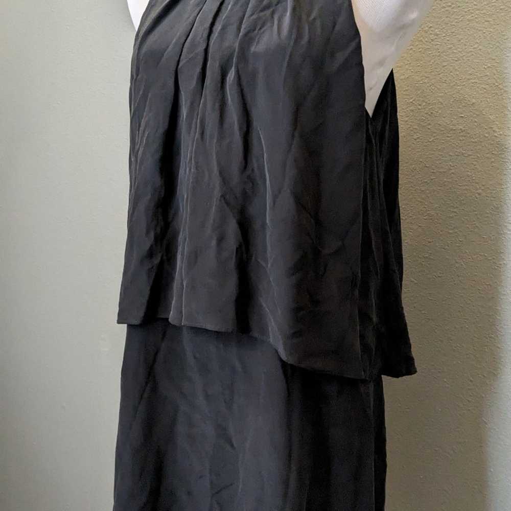 Joie 100% silk black sleeveless lightweight lined… - image 5