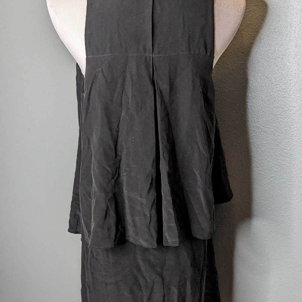 Joie 100% silk black sleeveless lightweight lined… - image 6