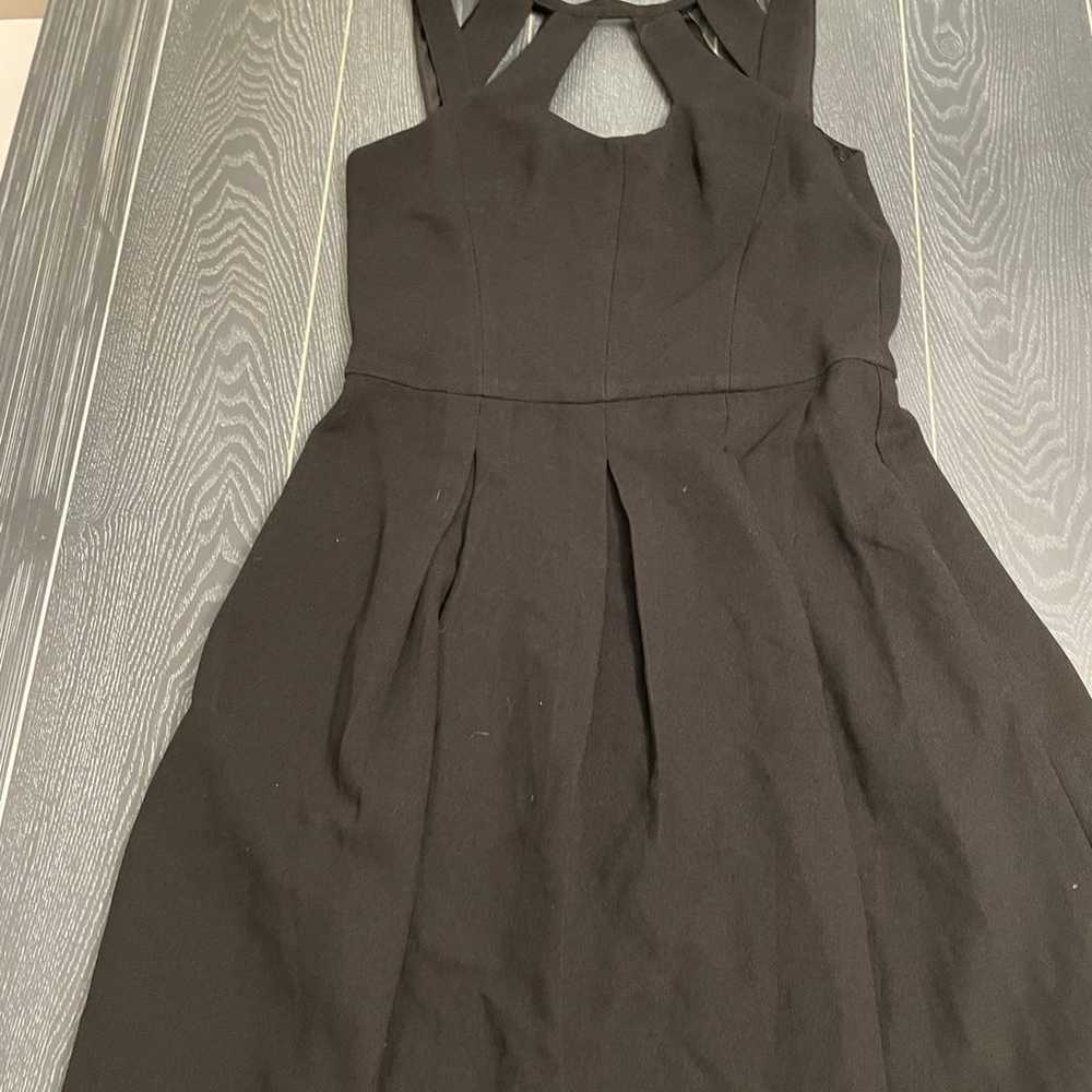 Betsey Johnson womens black halter dress size 10 - image 1