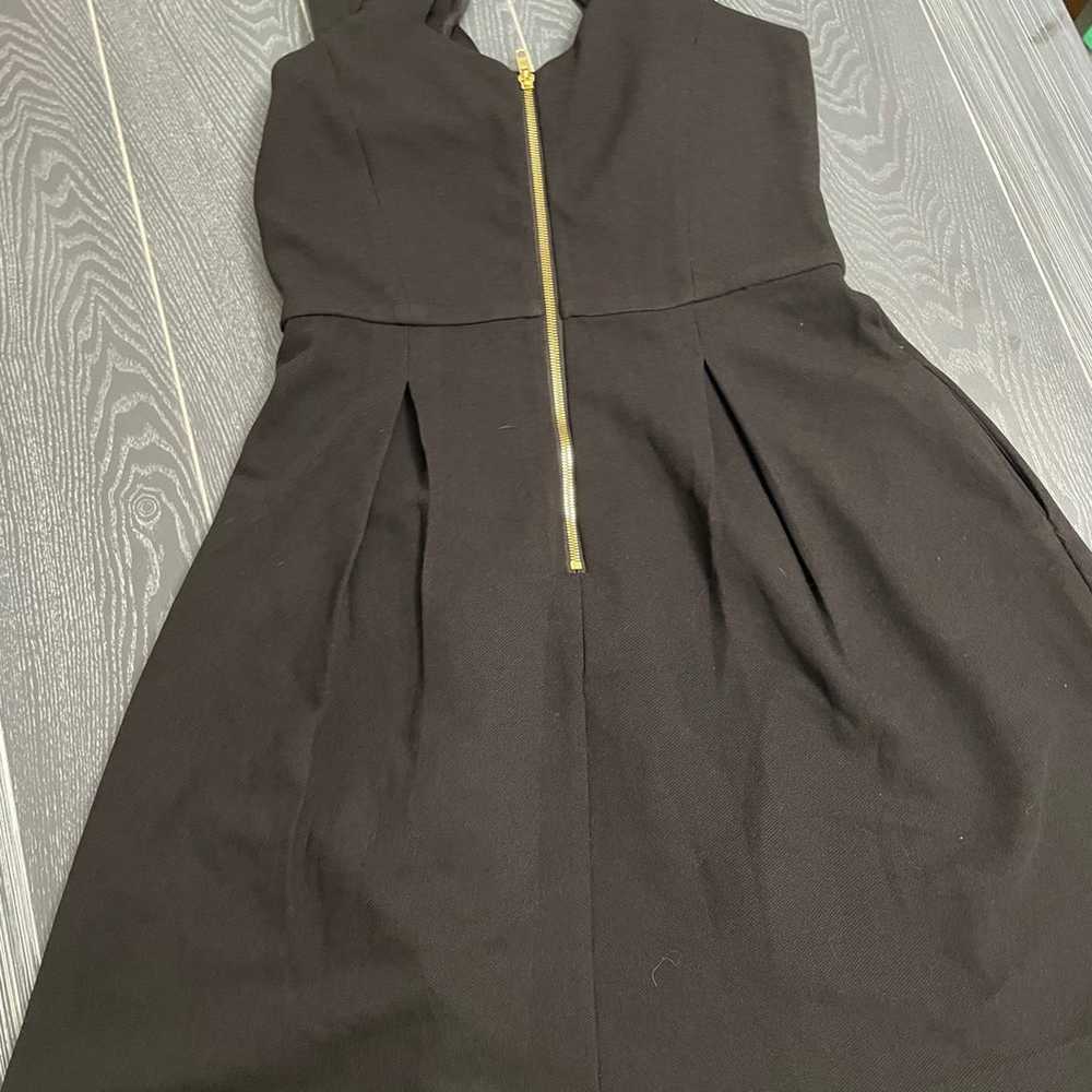 Betsey Johnson womens black halter dress size 10 - image 4
