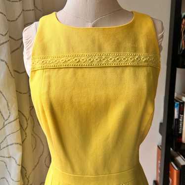 J Crew Yellow Cotton Dress