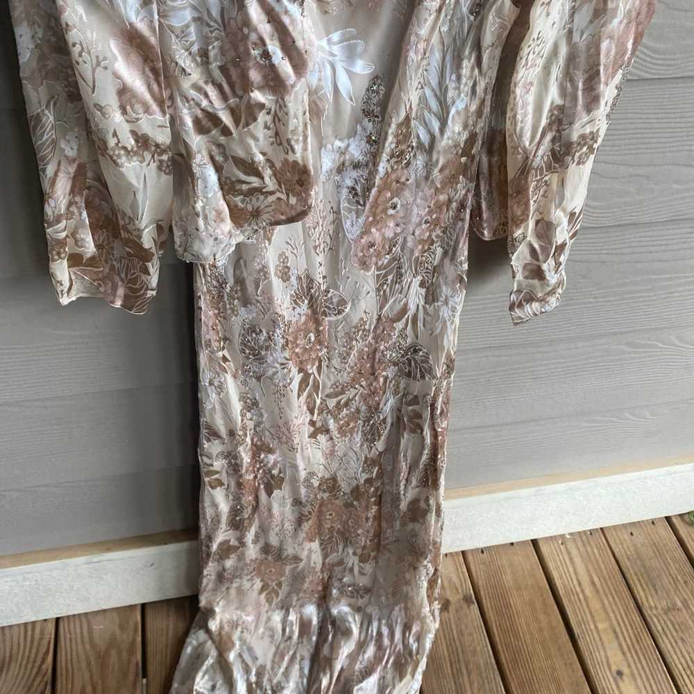 Kathryn Grace silk dress with shawl - image 2