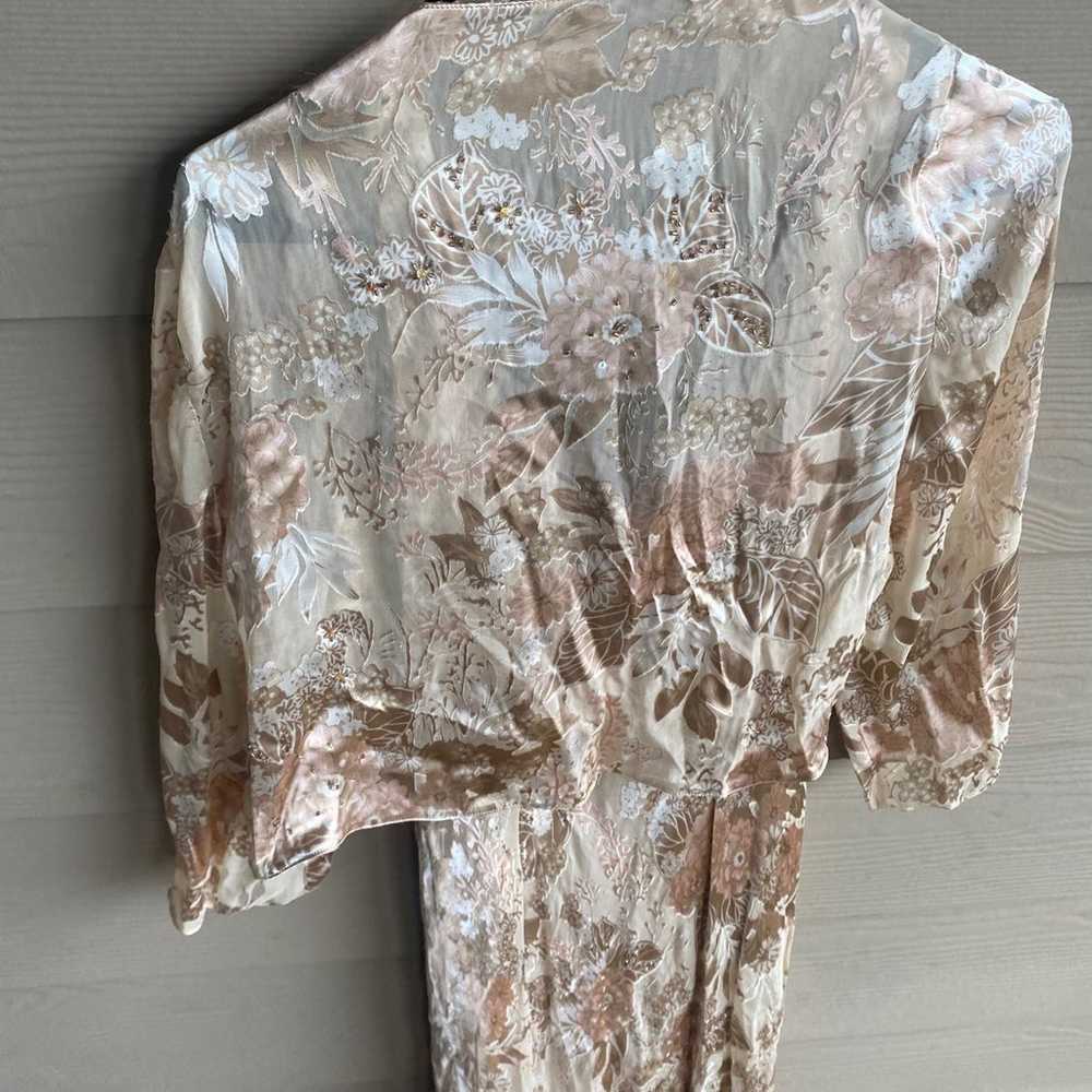 Kathryn Grace silk dress with shawl - image 5