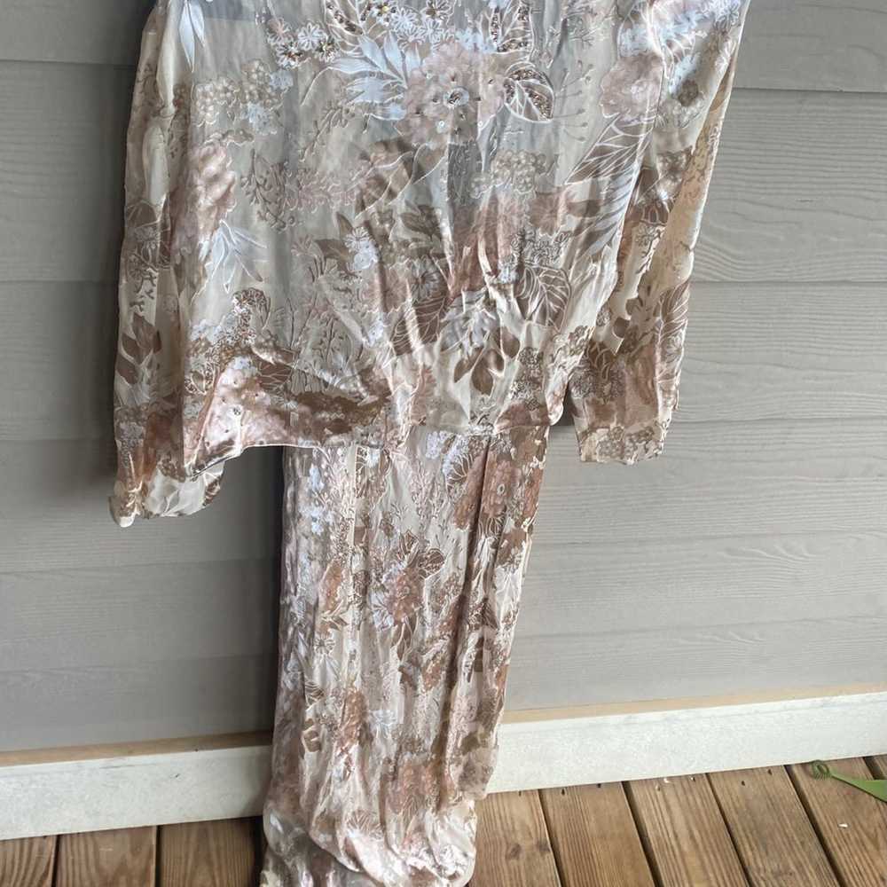 Kathryn Grace silk dress with shawl - image 6
