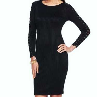 Jennifer Lopez Long Sleeve Black Dress - image 1