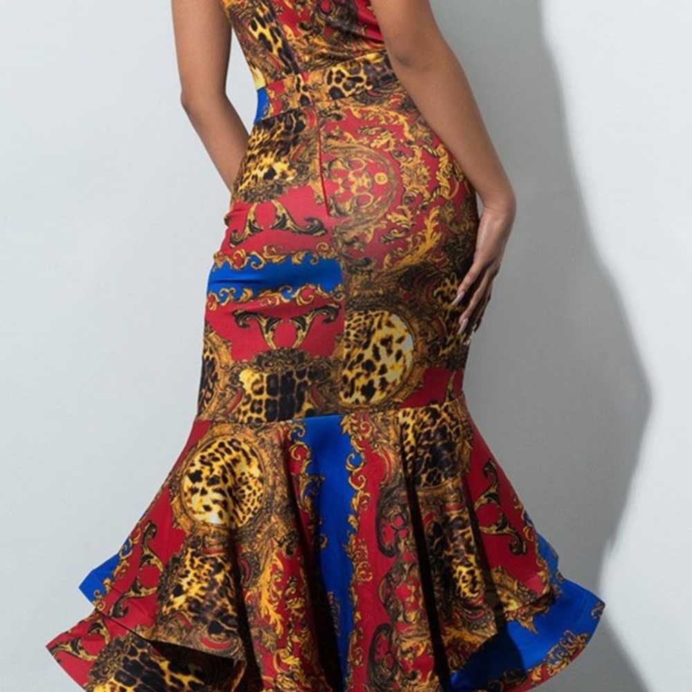 Beautiful Multicolor Gala/midi dress - image 2