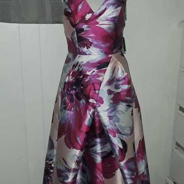By & By Floral Formal Dress With Pockets - image 1