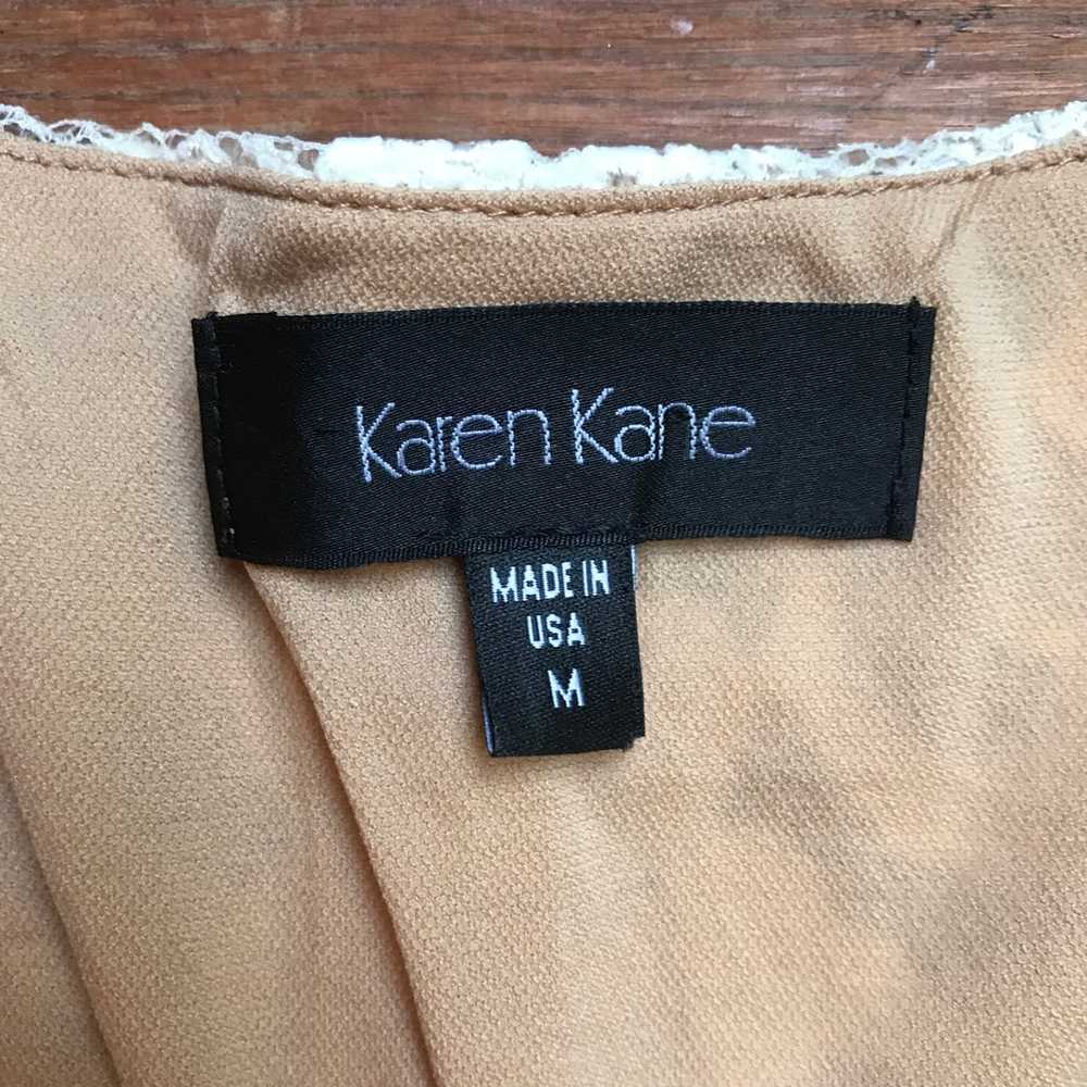 Karen Kane White Nude Lace 3/4 Length Dress, EUC,… - image 4