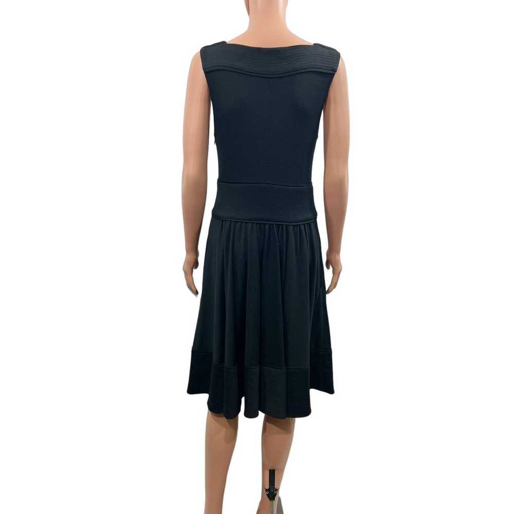 Diane von Furstenberg Silk Blend Black Dress Size… - image 2