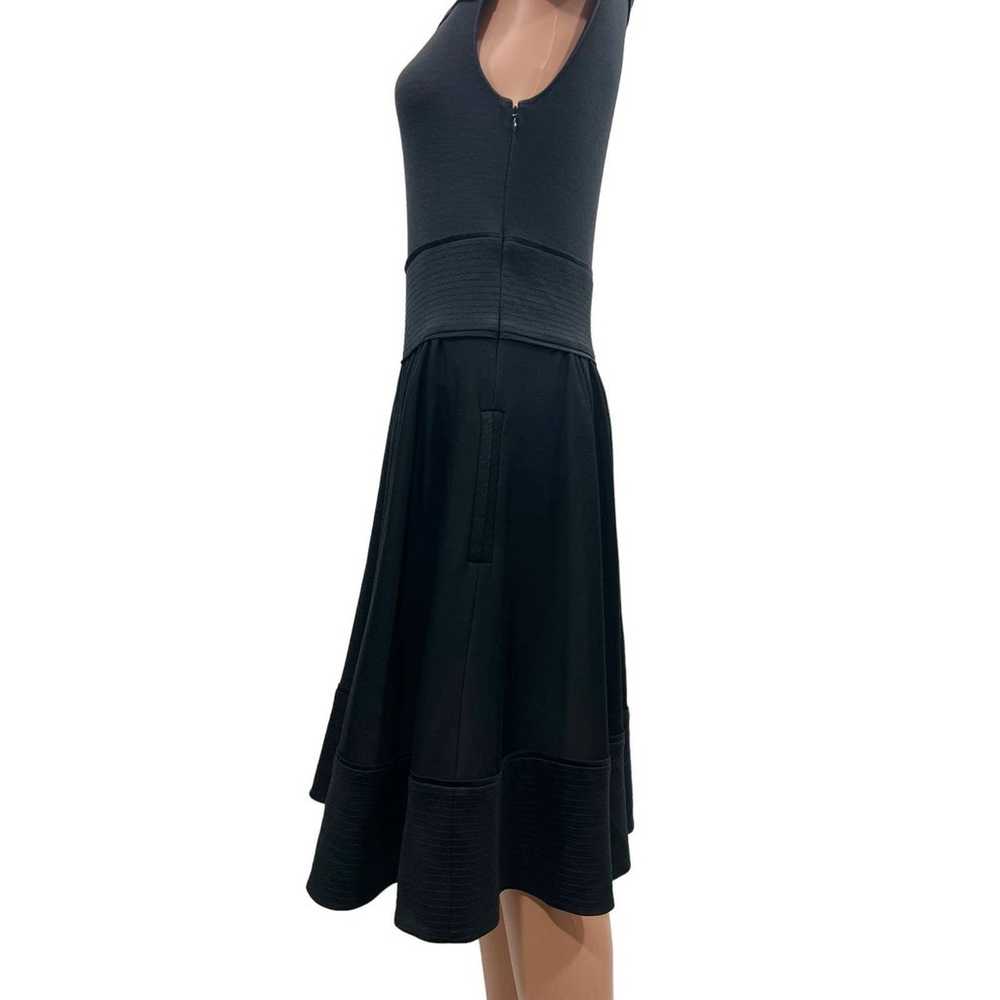 Diane von Furstenberg Silk Blend Black Dress Size… - image 5