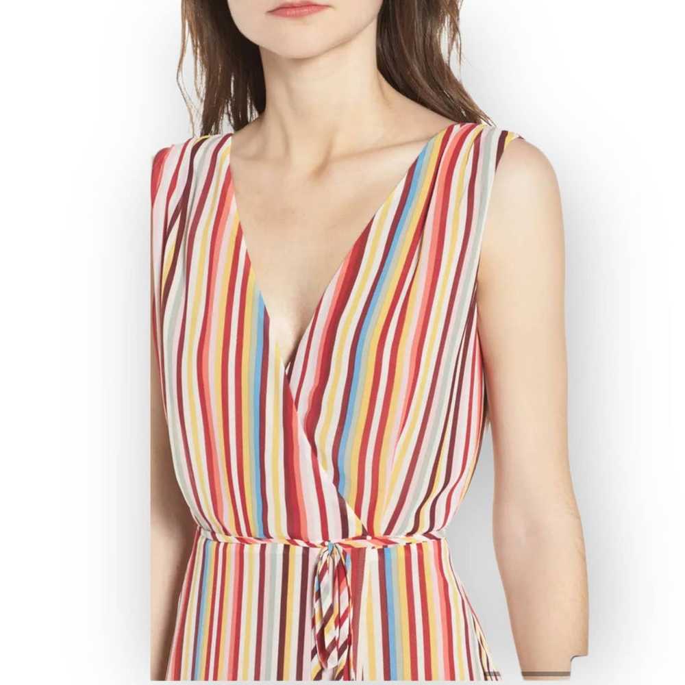 WAYF Bobby Wrap Multicolor Maxi Dress Size M - image 2