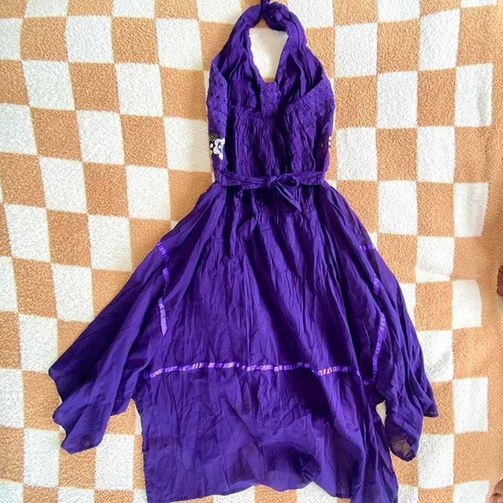 PURPLE FAIRY CROCHET DRESS FLORAL SUMMER SPRING S… - image 7