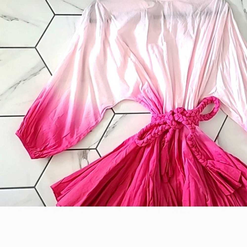 Ombre pink mini dress - image 2