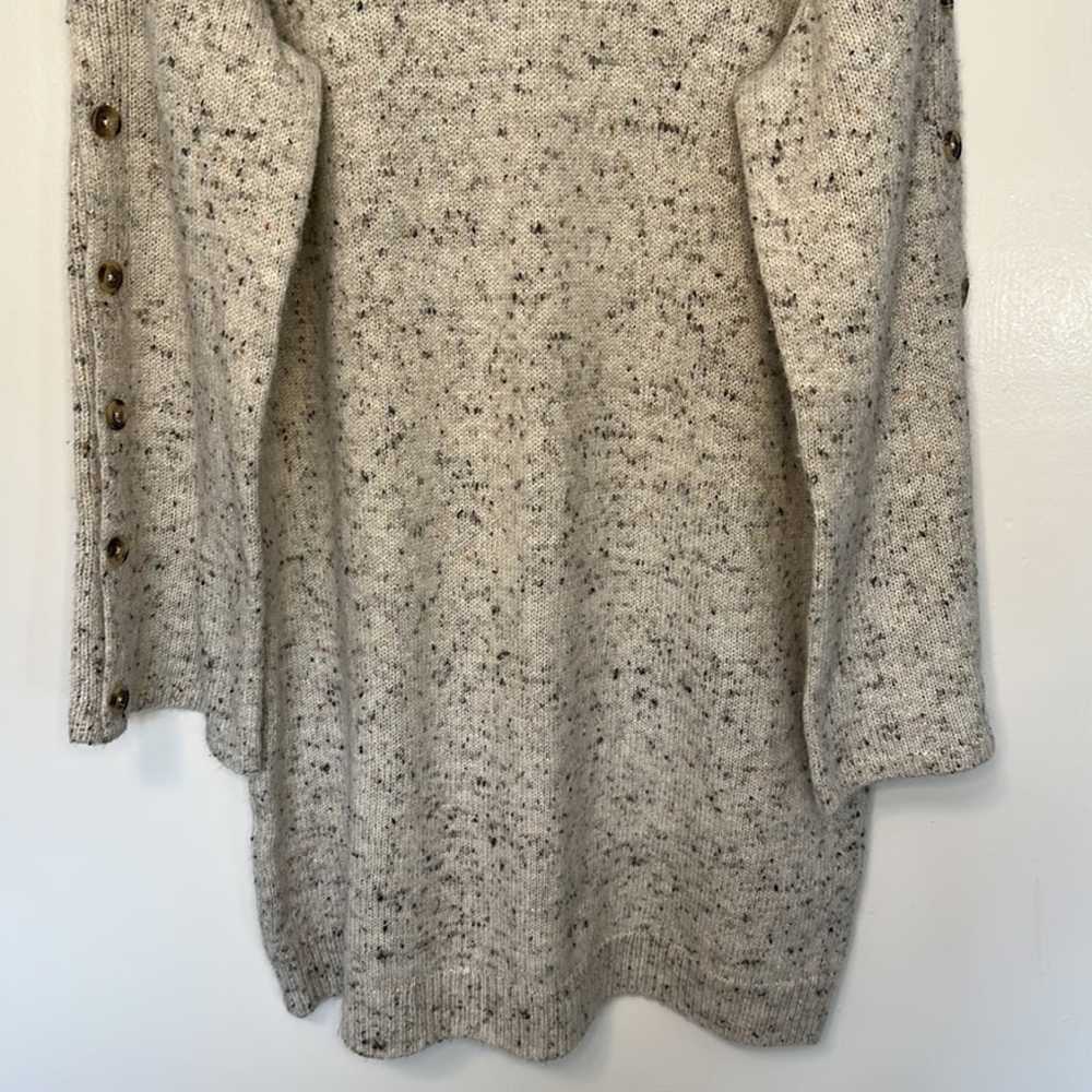 MADEWELL donegal long sleeve knitted button midi … - image 3