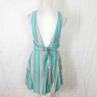 Used once.stripped skater dress - image 1